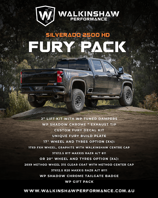 Silverado 2500 MY21-23 Fury Pack