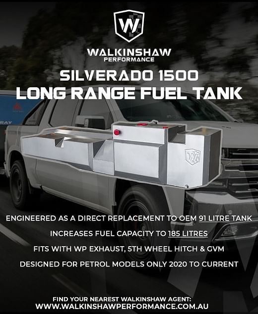 Silverado Long Range Fuel Tank